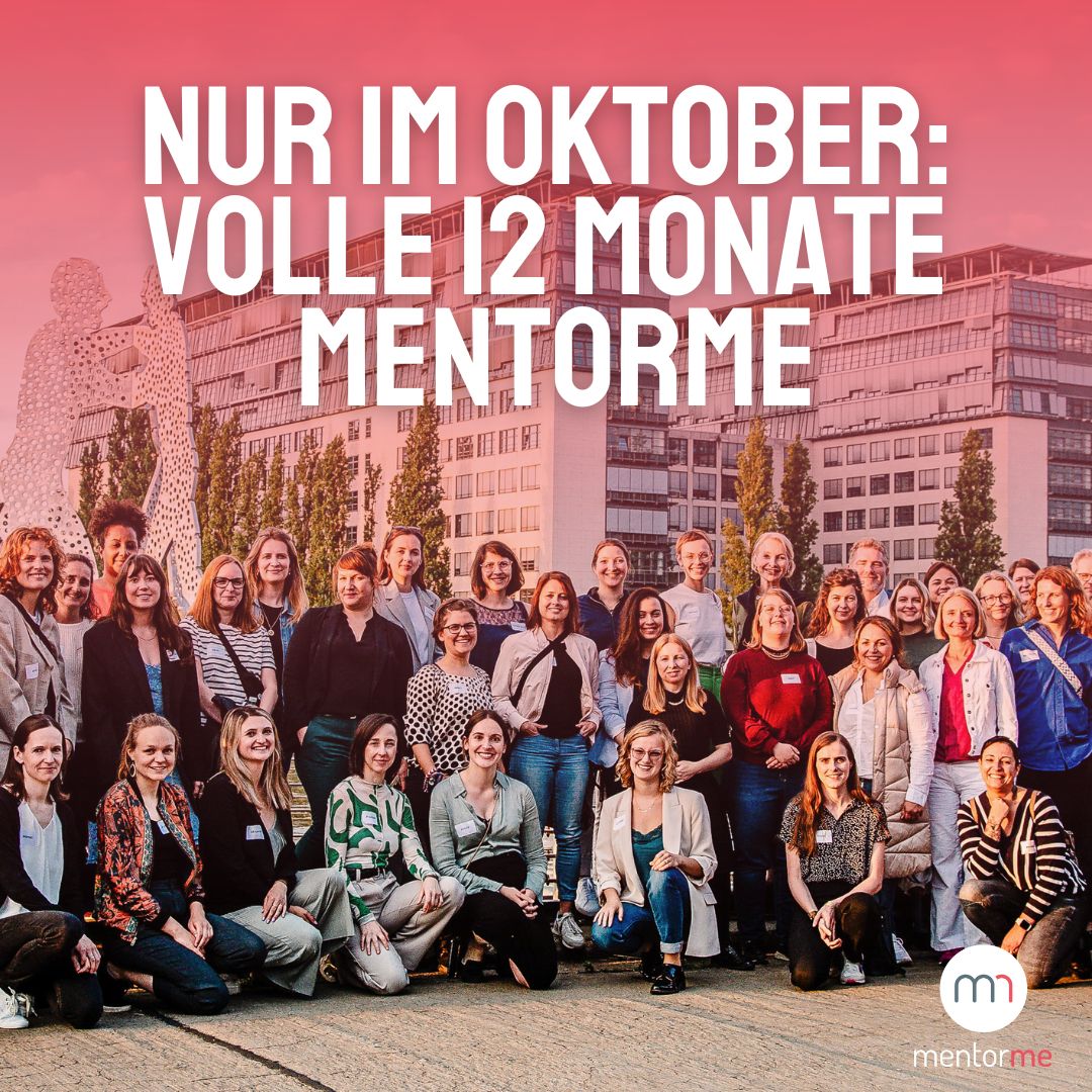 MentorMe: Nur im Oktober volle 12 Monate Mentoring