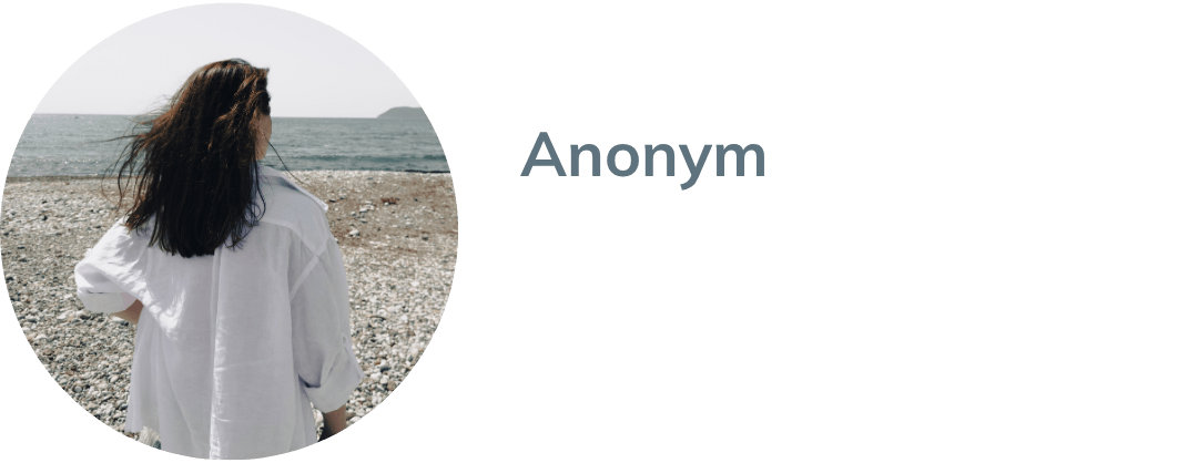 Anonymes Testimonial